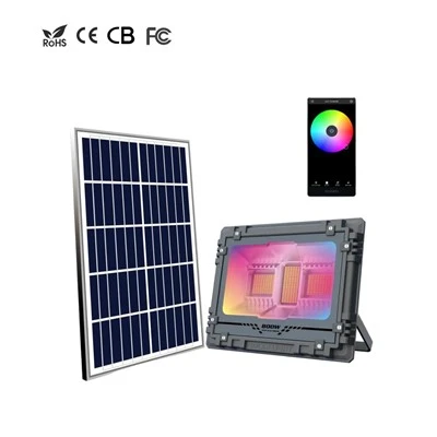 Đèn lũ chạy bằng năng lượng mặt trời RGB