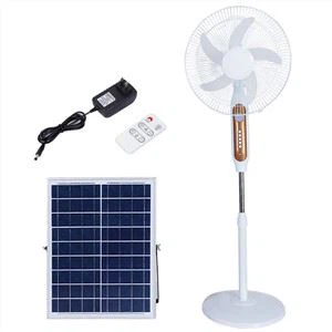 Quạt bảng điều khiển năng lượng mặt trời có thể sạc lại Quạt ngoài trời chạy bằng năng lượng mặt trời
