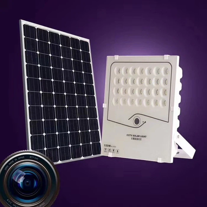Đèn an ninh năng lượng mặt trời có camera